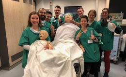 Angehende Anästhesisten trainieren im Simulations-Zentrum am Klinikum Fulda