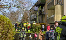 Brand auf einem Balkon eines Mehrfamilienhauses - Keine Verletzten