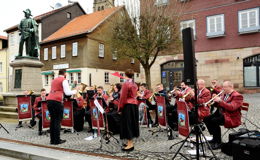 Osterkonzert am Marktplatz mit dem Musikverein Lahrbach