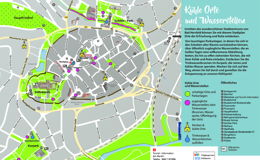 Kühle Orte und Wasserstellen in der Innenstadt - neuer Stadtplan veröffentlicht
