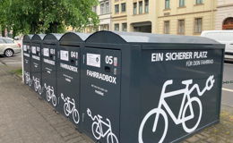 Fünf zusätzlich Bike-Boxen in der Lindenstraße