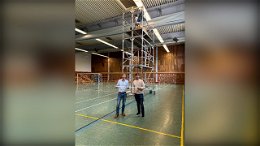 Sporthalle Ransbach demnächst mit neuer LED-Beleuchtung