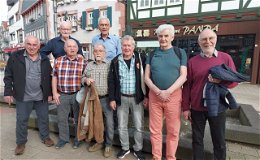 Acht ehemalige Postjungboten aus der Kreisstadt feiern "Klassentreffen"