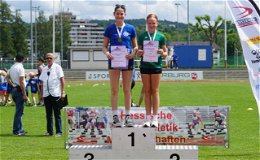 Lotta Roth wird in Marburg Hessenmeisterin im 2.000-Meter-Bahngehen
