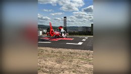 Inbetriebnahme des neuen Hubschrauberlandeplatzes am Klinikum