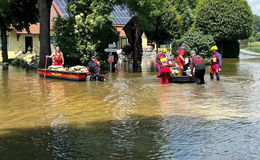 Rettungskräfte aus Osthessen verlängern Einsatz in der Hochwasserregion