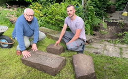 Jüdische Grabsteine vom Schrebergarten sind nun im Vonderau-Museum