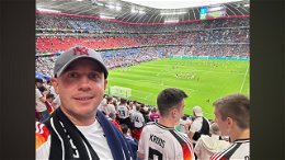 So erlebte Osthesse Stefan Kischporski das EM-Spiel in der Allianz-Arena