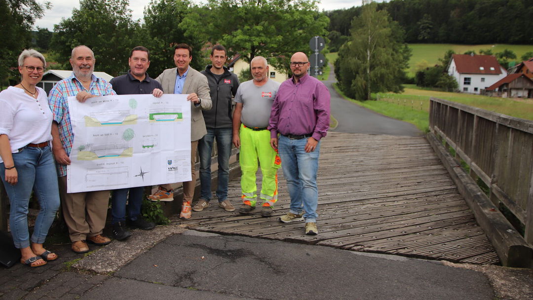 Herolz erhält neue Brücke Bereich wird drei Monate lang gesperrt