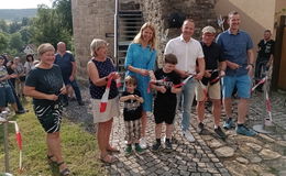 Historische Stadtmauer in Geisa saniert