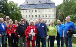 Die 2.000. Besucherin bei der Gourmet-Stadtführung von Manfred Weinig