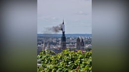 Brand im Turm der Kathedrale von Rouen gelöscht