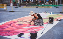 Street Art Festival verwandelt den Uniplatz in eine Kunstgalerie