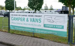 Am Donnerstag fällt der Startschuss: Aufbau für "Camper & Vans" läuft