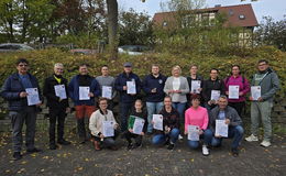 Ehrung der Gewinner des Stadtradelns in Eiterfeld