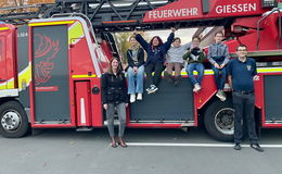 Jugendfeuerwehr Romrod zu Besuch bei der Berufsfeuerwehr Gießen