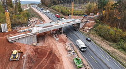 A4/K17 Bad Hersfeld: Ersatzneubau der Brücke Wippershainer Straße