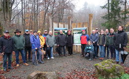 Erster Infopoint im Naturpark Knüll wird am Eisenberg eingeweiht