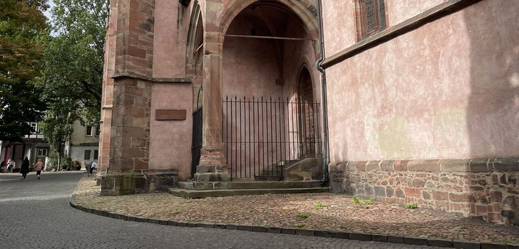 Der Kirchplatz in Bad Hersfeld wurde zum Ort eines Verbrechens.