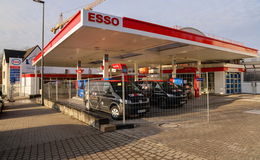 Esso-Tankstelle in der Magdeburger Straße: Eröffnung Anfang Januar geplant