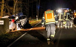 17-jähriger Beifahrer nach schlimmen Crash auf der K84 verstorben