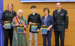 Ein Vorbild für andere: Polizei belobigt sechs Menschen für ihre Zivilcourage