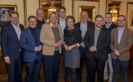 MIT-Chefetage im Austausch mit Hessens CDU-Fraktionschefin Ines Claus