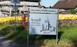 Auftaktveranstaltung "1.000 Jahre Arzell": Stehender Festzug im August