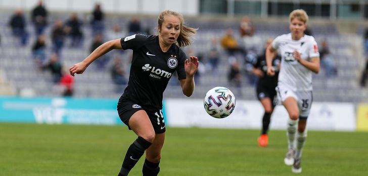 Theresa Panfil lief in ihrer Karriere unter anderem für die Frauenmannschaft von Eintracht Frankfurt auf.