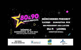 Gewinnen Sie 3x2 Freikarten für das 80er & 90er Mega Festival Hünfeld