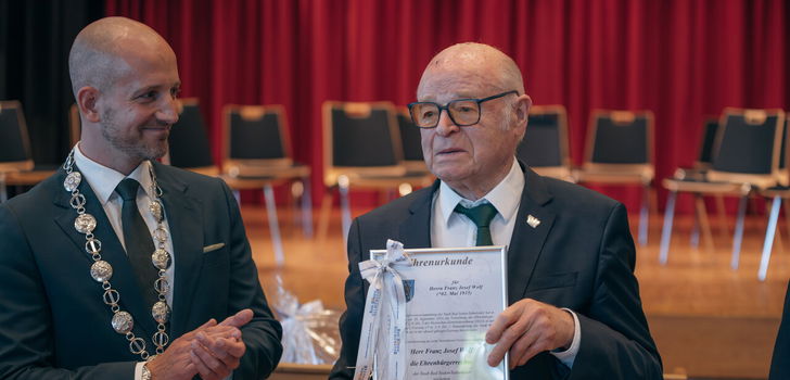 Franz Josef Wolf zum Ehrenbürger der Stadt Bad Soden-Salmünster ernannt