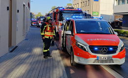 Blaulichtalarm in der Goethestraße: Brand gemeldet