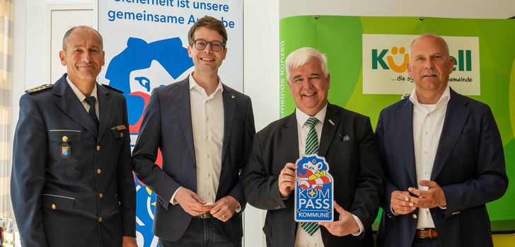 Künzell wurde in das KOMPASS-Programm aufgenommen. Dazu kamen Innenminister Poseck in die osthessische Gemeinde.