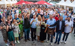 Bald geht die Party los: "Wir wünschen uns schönes Wetter und fröhliche Gäste"