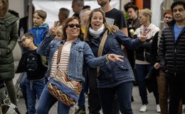 Zahlreiche strahlende Gesichter am Stadtfest