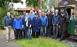 Am Pfingstsonntag wurde groß gefeiert: 40 Jahre Eisenbahnfreunde