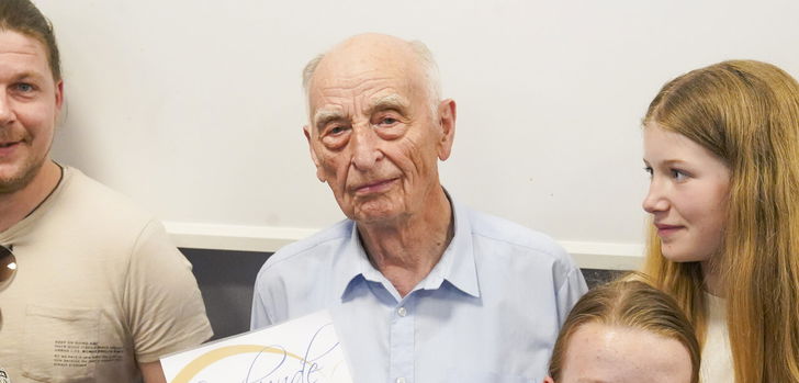 Hans Wettlaufer aus Breitenbach am Herzberg feiert seinen 90. Geburtstag