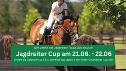Zuschauen, Mitfiebern, Genießen – beim Jagdreiter-Cup in Bimbach!