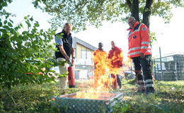 Ausbildungskurs zum Brandschutzhelfenden bei der DRK Akademie Fulda