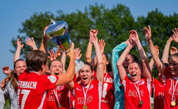 Fußballerinnen von Kickers Offenbach gewinnen den Hessenpokal