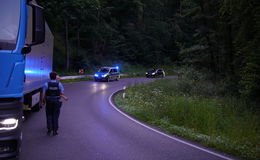 Alleinunfall eines Kradfahrers: 17-jähriger Fahrer wurde leicht verletzt