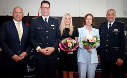 Poseck führt Landespolizeipräsident und Polizeipräsident ins Amt ein