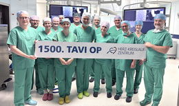 1500. TAVI-Prozedur am Herz-Kreislauf-Zentrum Rotenburg