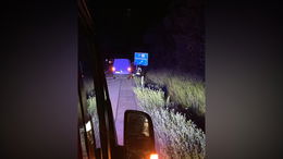 Kleintransporter fängt Feuer auf A5: Feuerwehr verhindert größeren Schaden