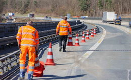 Arbeiten zwischen Kirchheimer Dreieck und Anschlussstelle Bad Hersfeld