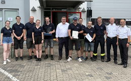 Erfolgreiche Teams bei der hessischen Feuerwehrleistungsübung